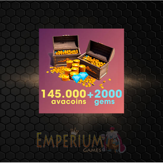 Avakin Life: 145000 Avacoins + 2000 gemas