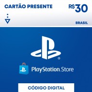 Cartão Presente Playstation Store - R$ 35,00 Reais