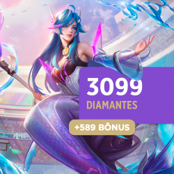 Mobile Legends Bang Bang - 3099 Diamantes + 589 Bônus