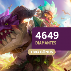 Mobile Legends Bang Bang - 4649 Diamantes + 883 Bônus