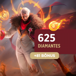 Mobile Legends Bang Bang - 625 Diamantes + 81 Bônus