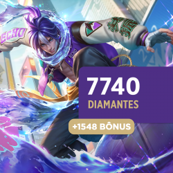 Mobile Legends Bang Bang - 7740 Diamantes + 1548 Bônus